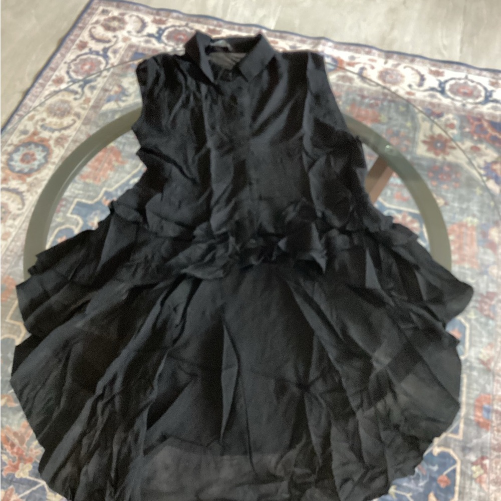 Zara Black High Low Dress